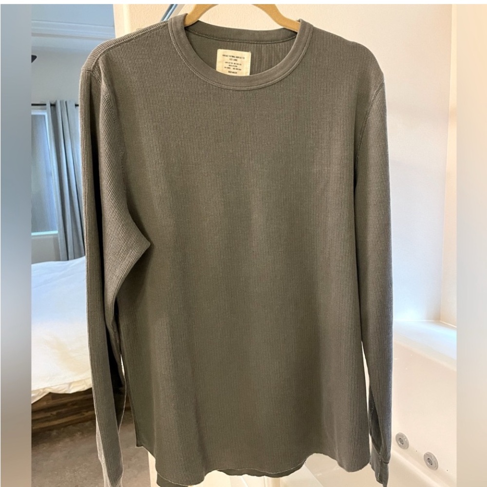 Vintage Thermal Gray Long Sleeve Tee